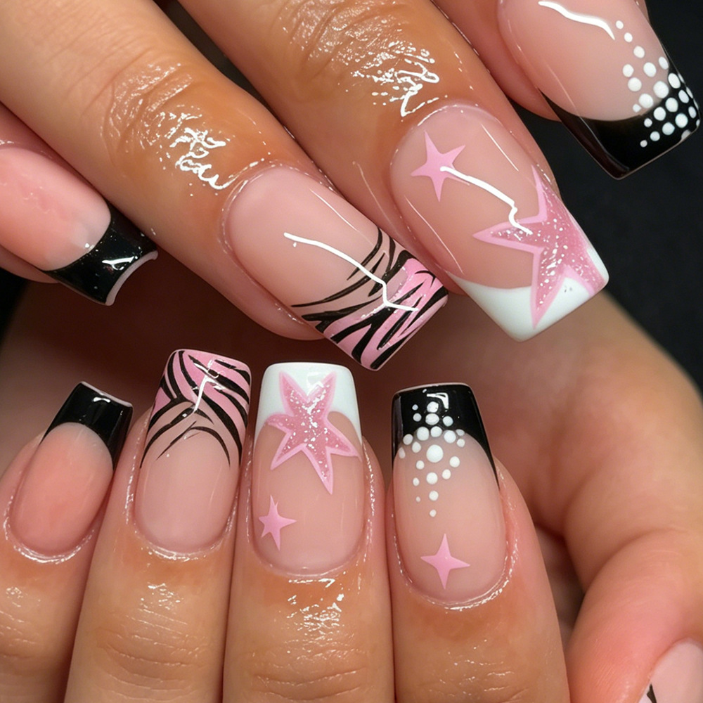 Contour Palette Stick - 24 Unidades de Unhas Postiças Francesas