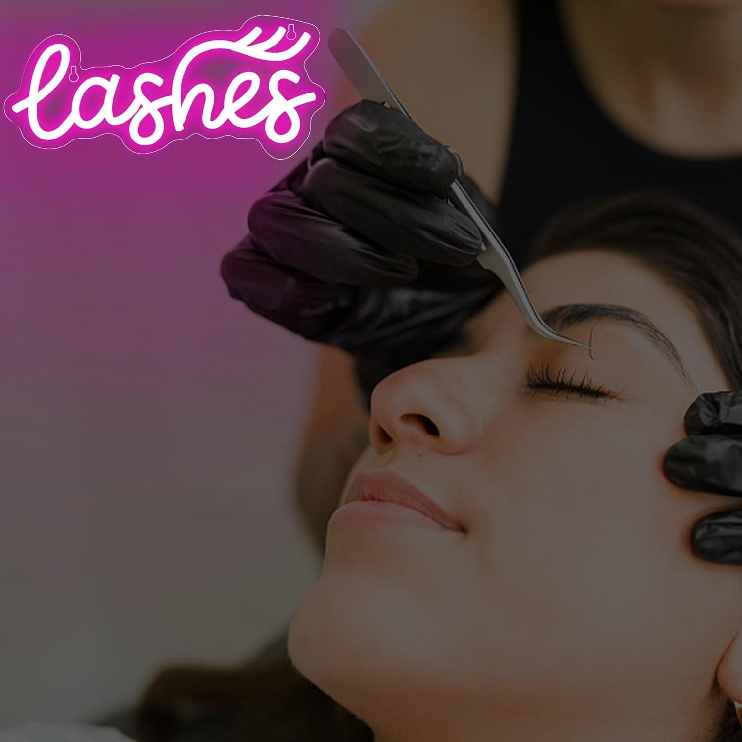 Letreiro de Neon para Cílios,  - Beauty No Makeup avaliação e preço