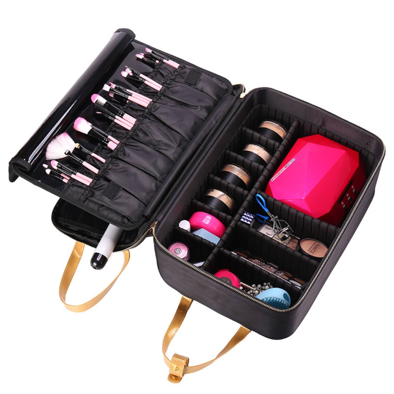 Estojo de maquiagem com divisó - Beauty Makeup Women avaliação e preço