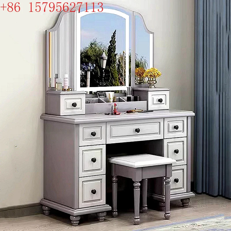 Conjunto Completo de Mesa de M - Beauty Makeup Vanity Set avaliação e preço